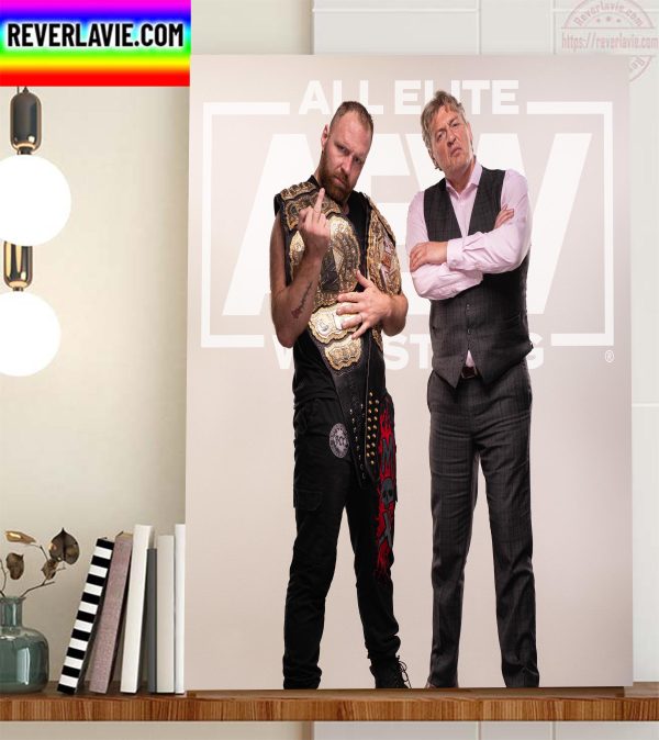 Jon Moxley Is AEW Dynamite Undisputed World Champion Home Decor Poster Canvas