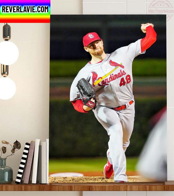 Jordan Montgomery St Louis Cardinals First Career Complete Game Home Decor Poster Canvas