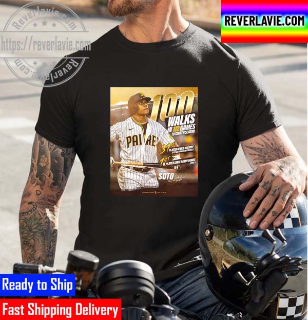 Juan Soto 100 Walks In 112 Games Unisex T-Shirt