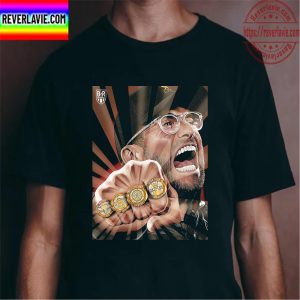 Jurgen Klopp In Liverpool With Every Domestic Trophy Unisex T-Shirt
