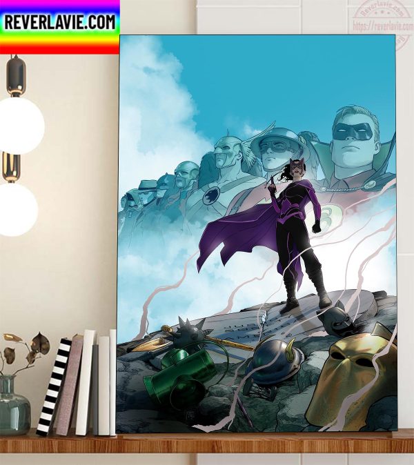 Justice Society Of America Fan Art Home Decor Poster Canvas