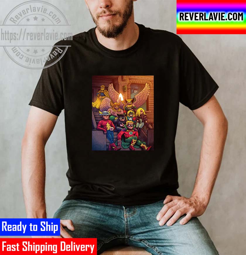 Justice Society Of America Funny Art Unisex T-Shirt Justice Society Of America Funny Art Unisex T-Shirt