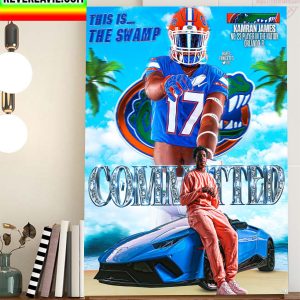 Kamran James Committed Florida Gators Football Home Decor Poster Canvas
