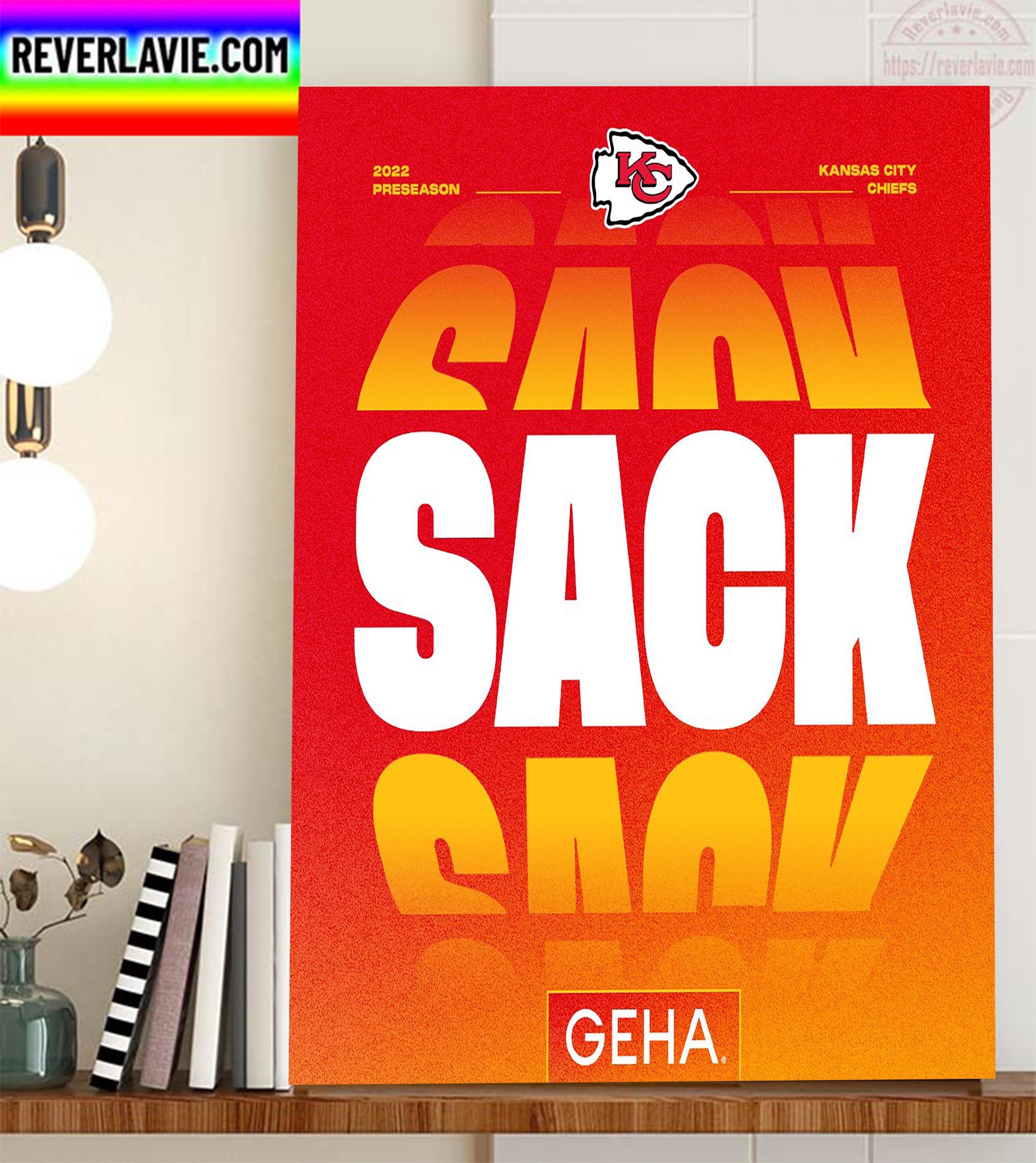 Kansas City Chiefs Sack 2022 Preseason Home Decor Poster Canvas Kansas City Chiefs Sack 2022 Preseason Home Decor Poster Canvas