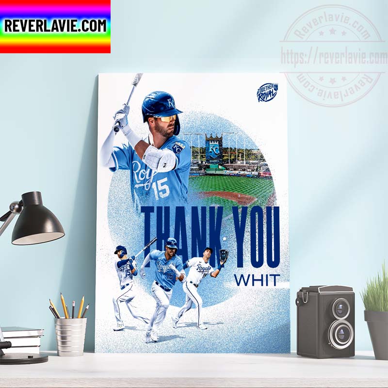 Kansas City Royals Thank You Whit Merrifield Home Decor Poster Canvas Kansas City Royals Thank You Whit Merrifield Home Decor Poster Canvas