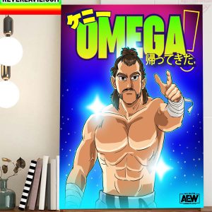 Kenny Omega Is Back On AEW Dynamite Home Decor Poster Canvas
