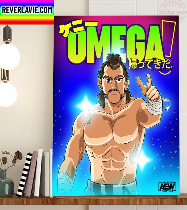 Kenny Omega Is Back On AEW Dynamite Home Decor Poster Canvas