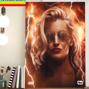 KiLynn King In AEW Dynamite Home Decor Poster Canvas