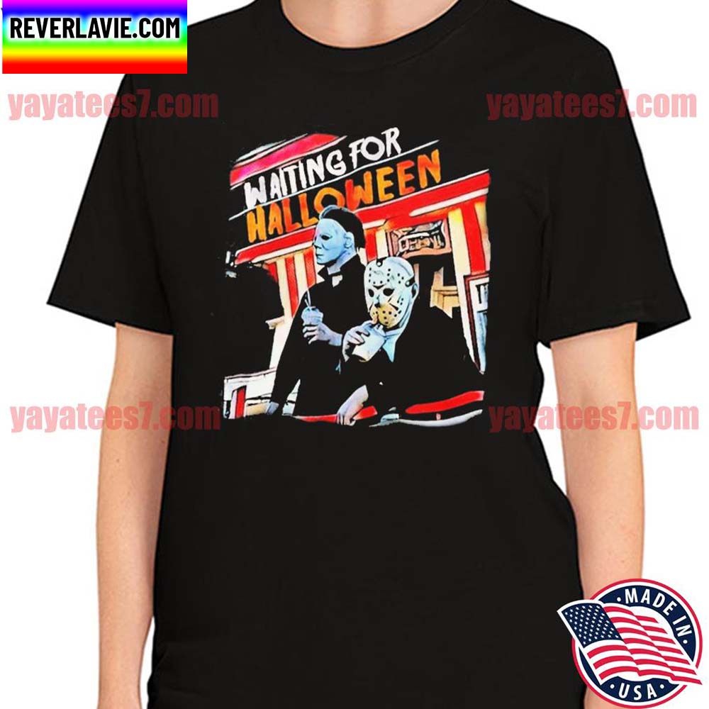 Killer Mask Waiting For Halloween Horror Movies T-Shirt Killer Mask Waiting For Halloween Horror Movies T-Shirt