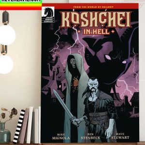 Koshchei In Hell Fan Art In Dark Horse Comics Home Decor Poster Canvas