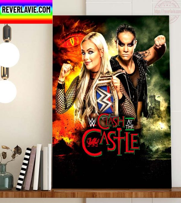 LIV Morgan Vs Shayna Baszler In WWE Clash At The Castle Home Decor Poster Canvas