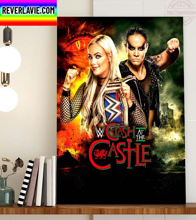 LIV Morgan Vs Shayna Baszler In WWE Clash At The Castle Home Decor Poster Canvas LIV Morgan Vs Shayna Baszler In WWE Clash At The Castle Home Decor Poster Canvas