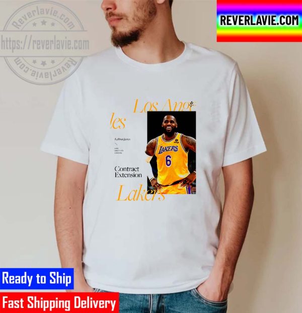 LeBron James Contract Extension With Los Angeles Lakers Unisex T-Shirt
