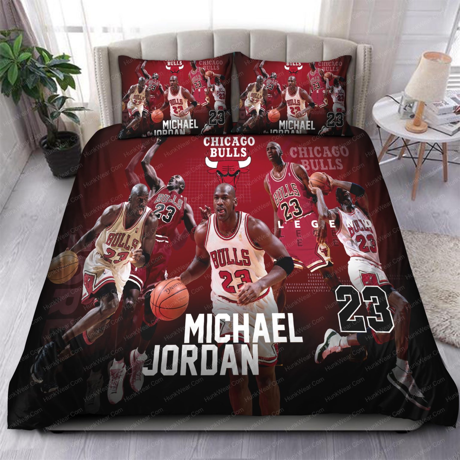 Legend Michael Jordan Chicago Bulls Bedding Set REVER LAVIE