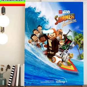 Lego Star Wars Summer Vacation Poster Art Home Decor Poster Canvas