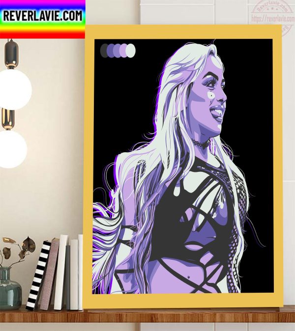 Liv Morgan New Drawing Special For Fan Home Decor Poster Canvas