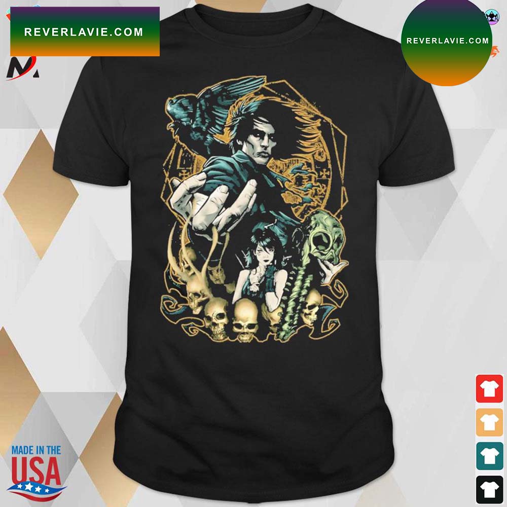 Lord of dreams the Sandman skulls and crow t-shirt Lord of dreams the Sandman skulls and crow t-shirt