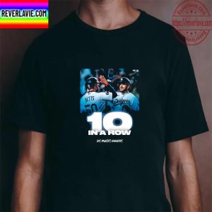 Los Angeles Dodgers 10 Wins In A Row Unisex T-Shirt