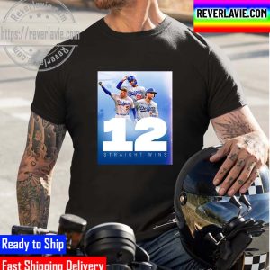 Los Angeles Dodgers 12 Straight Wins Unisex T-Shirt