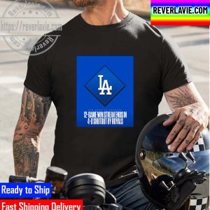 Los Angeles Dodgers Win 12 Straight Games Unisex T-Shirt