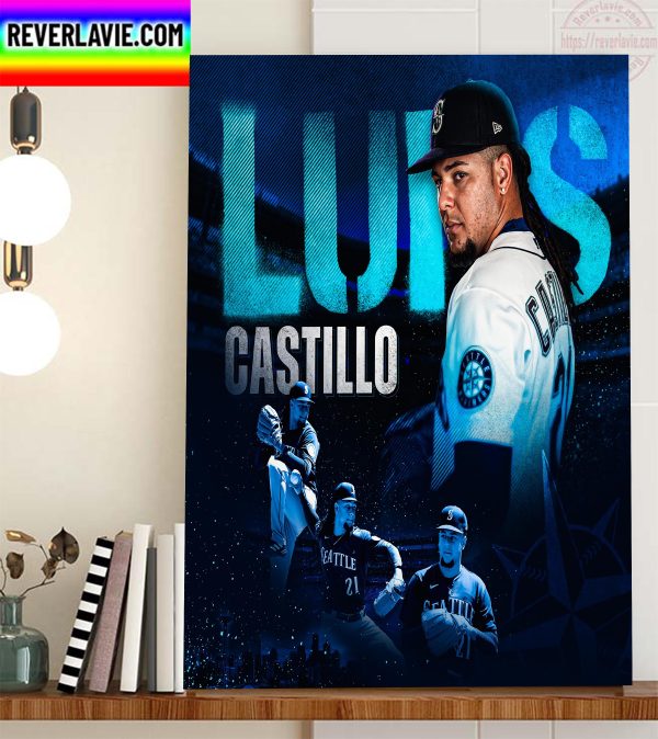 Luis Castillo 21 In Seattle Mariners Home Decor Poster Canvas