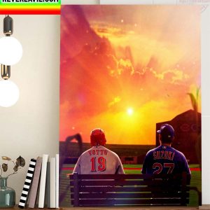 MLB At Field Of Dreams Game Is Today Home Decor Poster Canvas