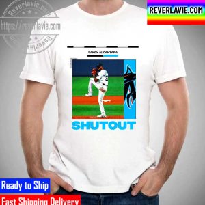 MLB Miami Marlins Sandy Alcantara Shutout Unisex T-Shirt