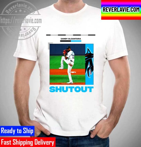 MLB Miami Marlins Sandy Alcantara Shutout Unisex T-Shirt