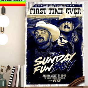 Manders Vs Doering First Time Ever In Wrestling Revolver Sunday Fun Bey Home Decor Poster Canvas
