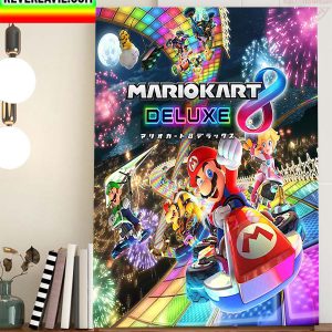 Mario Kart Deluxe Home Decor Poster Canvas
