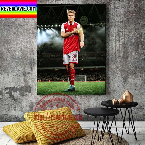 Martin Odegaard is New Captain Arsenal Football Team Home Decor Poster Canvas