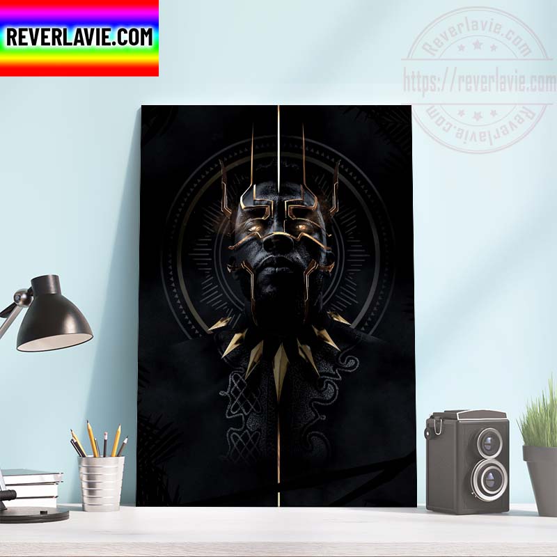 Marvel Studios Black Panther Wakanda Forever Black x Gold Home Decor Poster Canvas Marvel Studios Black Panther Wakanda Forever Black x Gold Home Decor Poster Canvas