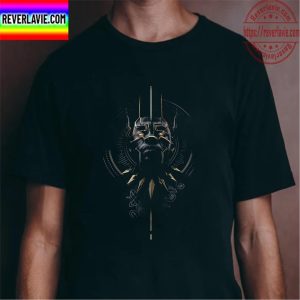 Marvel Studios Black Panther Wakanda Forever Black x Gold Unisex T-Shirt