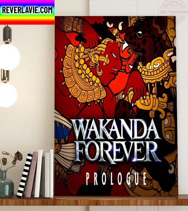 Marvel Studios Black Panther Wakanda Forever Prologue Home Decor Poster Canvas