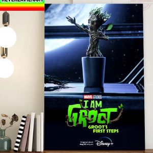 Marvel Studios I Am Groot Groot’s First Steps Home Decor Poster Canvas