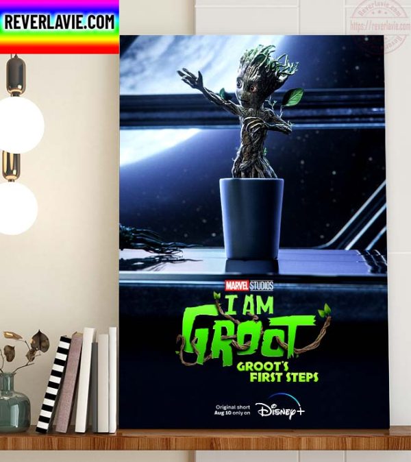 Marvel Studios I Am Groot Groot’s First Steps Home Decor Poster Canvas