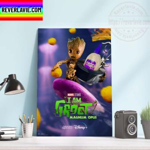 Marvel Studios I Am Groot Magnum Oplis Home Decor Poster Canvas