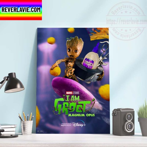 Marvel Studios I Am Groot Magnum Oplis Home Decor Poster Canvas