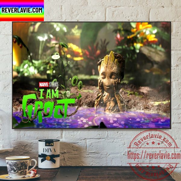 Marvel Studios I Am Groot New Poster Home Decor Poster Canvas