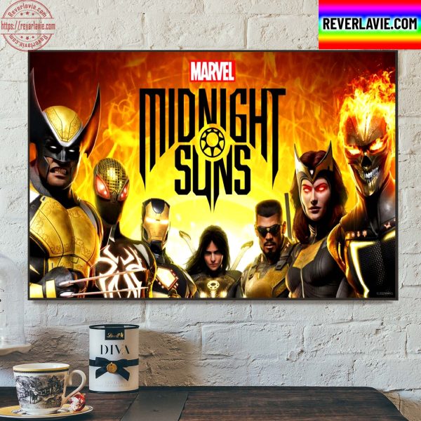 Marvel Studios Midnight Suns New Poster Movie Home Decor Poster Canvas