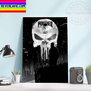 Marvel Studios Punisher Skull New Poster Movie Home Decor Poster Canvas