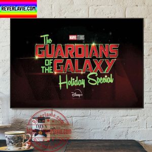 Marvel Studios The Guardians of the Galaxy Holiday Special Logo Home Decor Poster Canvas