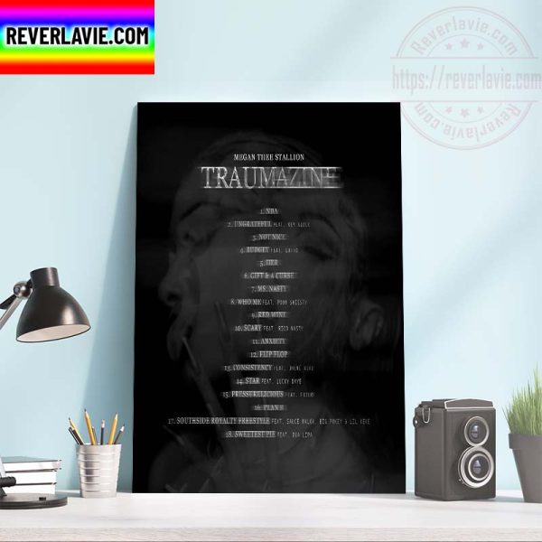 Megan Thee Stallion Album Traumazine Home Decor Poster Canvas