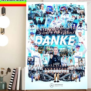 Mercedes EQ Formula E Team Champions Home Decor Poster Canvas
