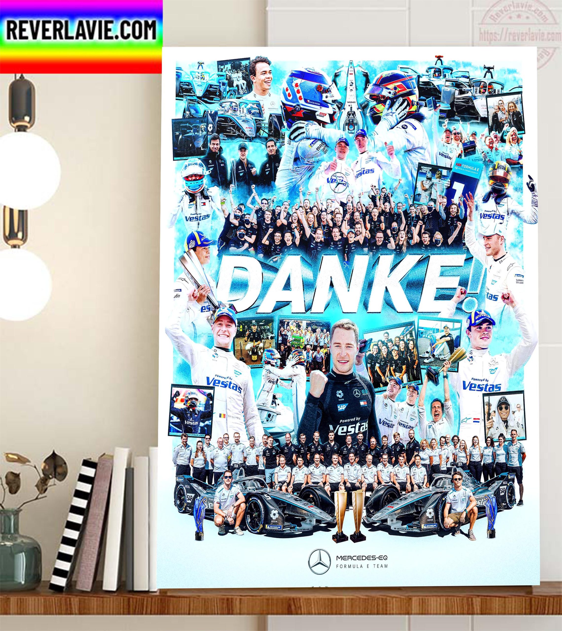 Mercedes EQ Formula E Team Champions Home Decor Poster Canvas Mercedes EQ Formula E Team Champions Home Decor Poster Canvas