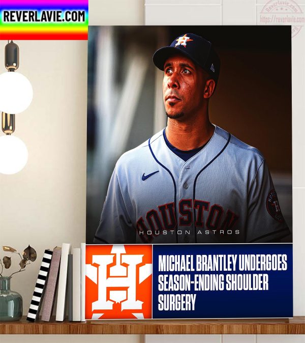 Michael Brantley Underwent Surgery Home Decor Poster Canvas