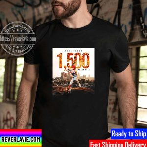 Mike Trout 1500 Career Hits In Los Angeles Angels Unisex T-Shirt