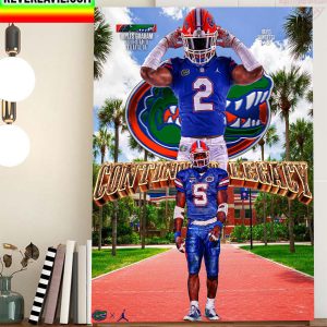 Myles Graham Continue Legacy In Florida Gators Football Home Decor Poster Canvas