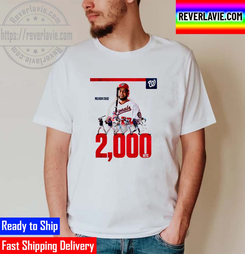 Nelson Cruz On 2000 MLB Hits Unisex T-Shirt Nelson Cruz On 2000 MLB Hits Unisex T-Shirt