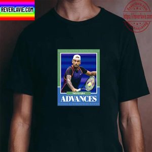Nick Kyrgios Advances 2022 US Open Tennis Unisex T-Shirt